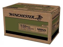 WINCHESTER M855 62 GR FMJ 5.56X45MM AMMUNITION 1000 ROUNDS